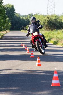 Übungsparkour Fahrschule Lüning in Neumünster